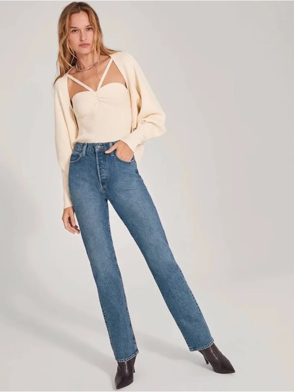 Favorite Daughter Vivi High Rise Long Straight – 31 – Iris – Excellent